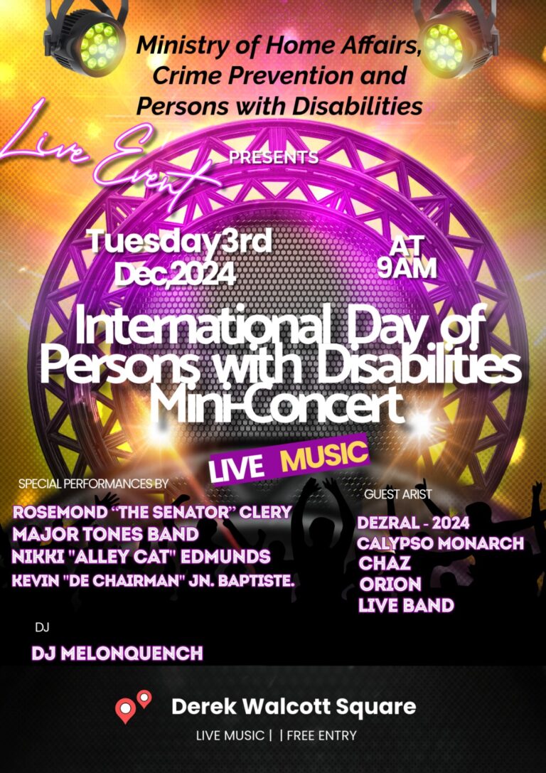 Ministry to Host Historic Event for International Day of Persons with Disabilities