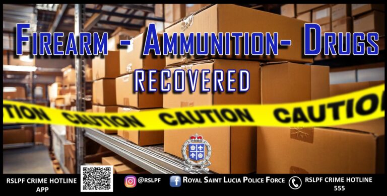 RSLPF Seize Suspected Cannabis, Firearm, Ammunition and Cocaine in Drug Busts