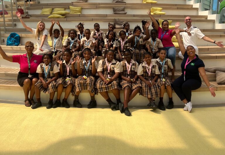 Saint Lucia Cruise Port Colloborates With Aida Cruises To Host School Tour