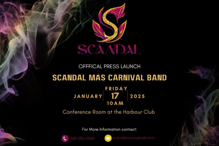 Scandal Mas Band Launch 2025: Mystical Kingdoms Set to Redefine Saint Lucia Carnival