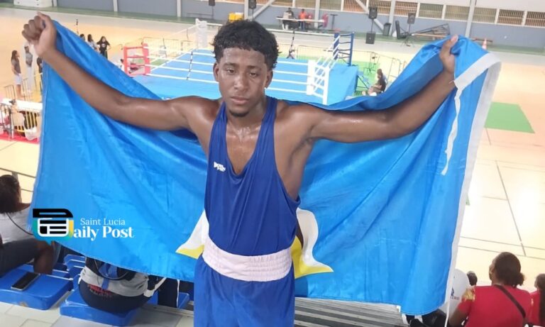 Danaii Cooman Lands Big Win for Saint Lucia on Opening Night of Caribbean Trophy Boxing Championships