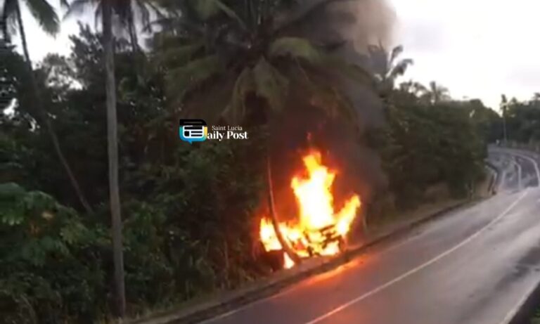 Driver Survives Fiery Crash on Union Road
