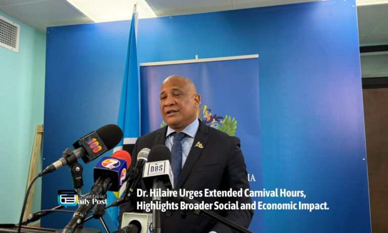 Dr. Hilaire Urges Extended Carnival Hours, Highlights Broader Social and Economic Impact