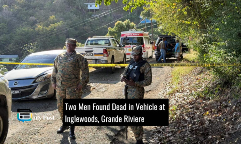 Two Men Found Dead in Vehicle at Inglewoods, Grande Riviere