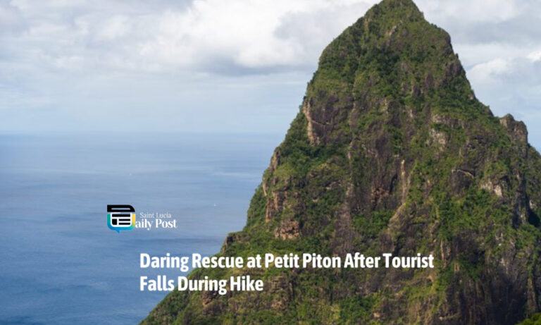 Daring Rescue at Petit Piton After Tourist Falls During Hike