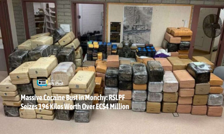 Massive Cocaine Bust in Monchy: RSLPF Seizes 196 Kilos Worth Over EC$4 Million