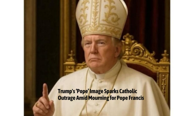 Trump’s ‘Pope’ Image Sparks Catholic Outrage Amid Mourning for Pope Francis