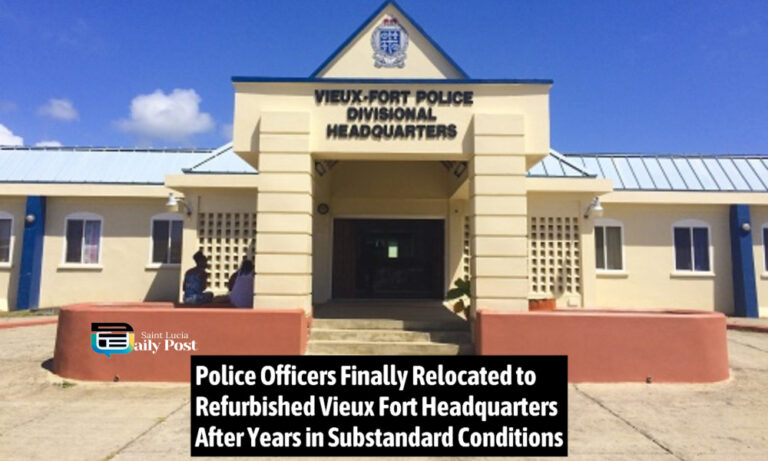 Police Officers Finally Relocated to Refurbished Vieux Fort Headquarters After Years in Substandard Conditions