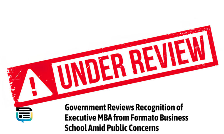 Government Reviews Recognition of Executive MBA from Formato Business School Amid Public Concerns