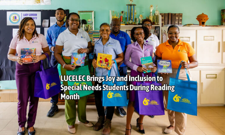 LUCELEC Brings Joy and Inclusion to Special Needs Students During Reading Month