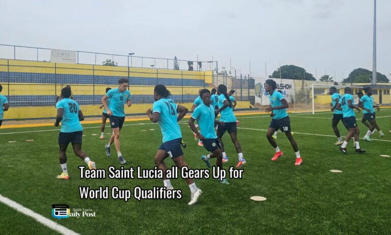 Team Saint Lucia all Geared Up for World Cup Qualifiers