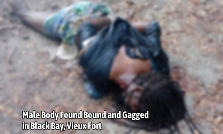 Body Found Bound and Gagged in Black Bay, Vieux Fort