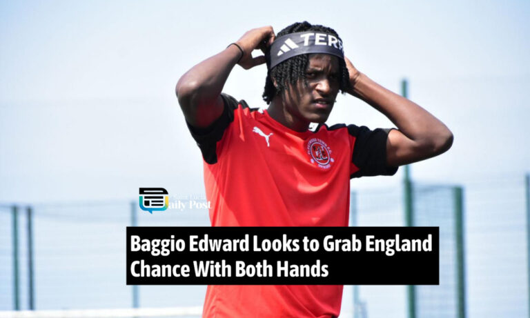 Baggio Edward Seizes Professional Football Opportunity in England ‐ Saint Lucian star joins Fleetwood Town’s FTIFA Pro Pathway