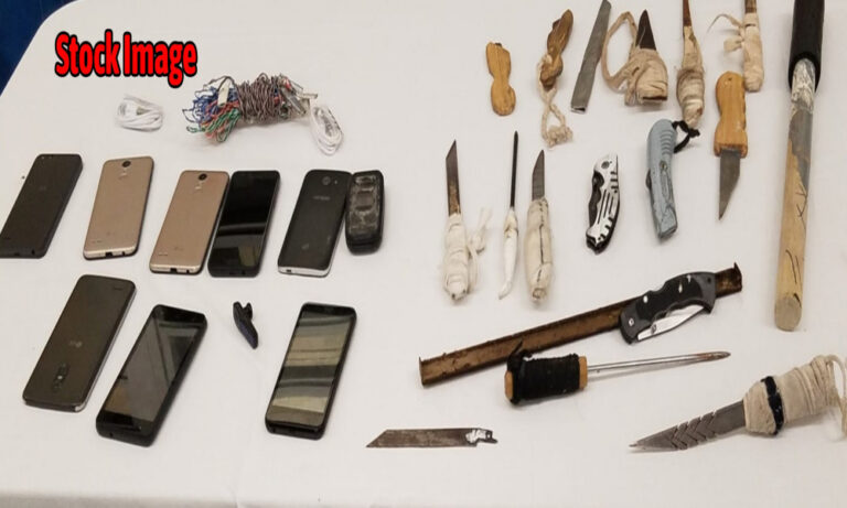 Over 1,600 Contraband Items Seized in Major Sweep at Bordelais Correctional Facility