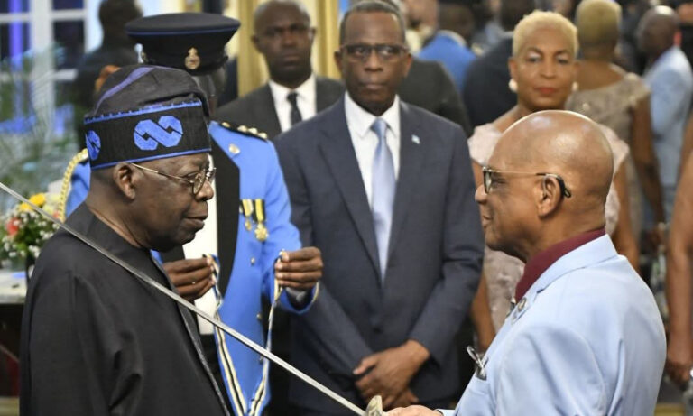 President Bola Ahmed Tinubu Awarded Knighthood by Saint Lucia