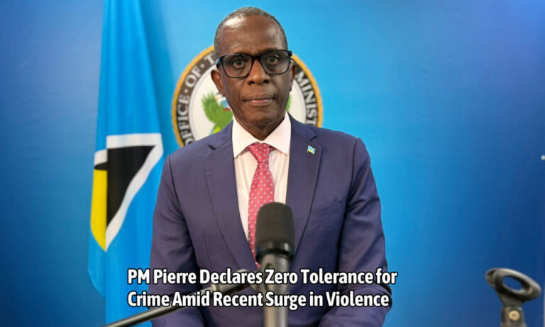 PM Pierre Declares Zero Tolerance for Crime Amid Recent Surge in Violence