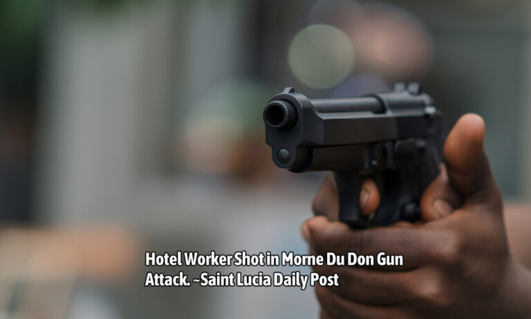 Hotel Worker Shot in Morne Du Don Gun Attack