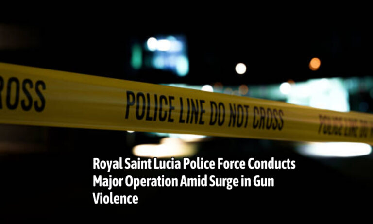 Royal Saint Lucia Police Force Conducts Major Operation Amid Surge in Gun Violence