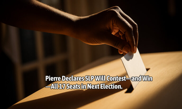 Pierre Declares SLP Will Contest—and Win—All 17 Seats in Next Election