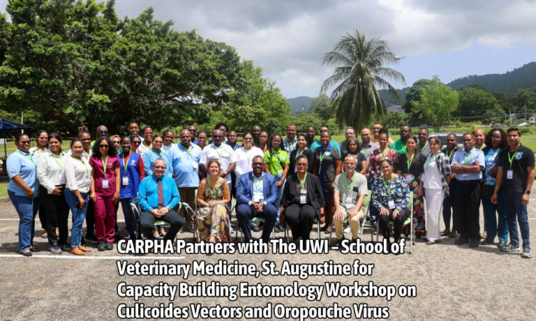 CARPHA Partners with The UWI – School of Veterinary Medicine, St. Augustine for Capacity Building Entomology Workshop on Culicoides Vectors and Oropouche Virus