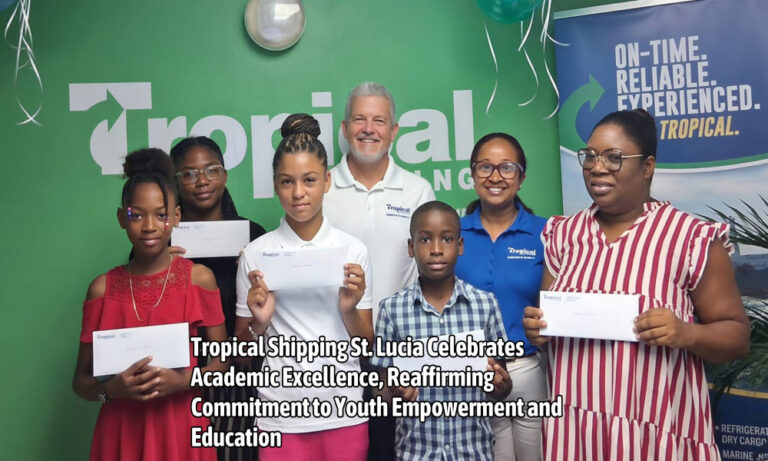 Tropical Shipping St. Lucia Celebrates Academic Excellence, Reaffirming Commitment to Youth Empowerment and Education