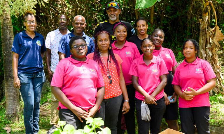 LUCELEC Funds Expansion And Volunteers At TVET School Kitchen Garden