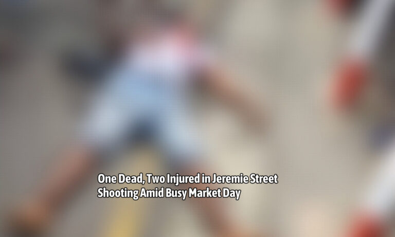 Jamie Williams, 25, of Morne Du Don Killed in Jeremie Street Shooting