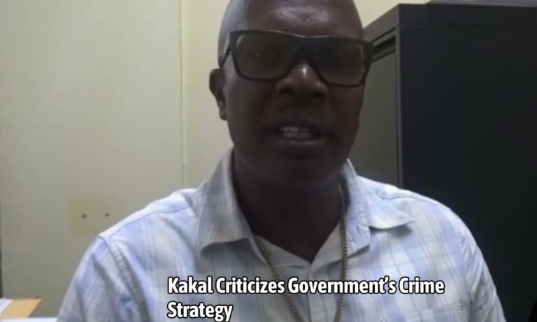 Kakal Criticizes Government’s Crime Strategy
