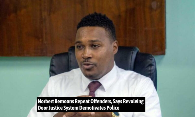 Norbert Bemoans Repeat Offenders, Says Revolving Door Justice System Demotivates Police