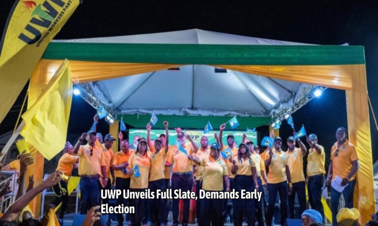 UWP Unveils Full Slate, Demands Early Election