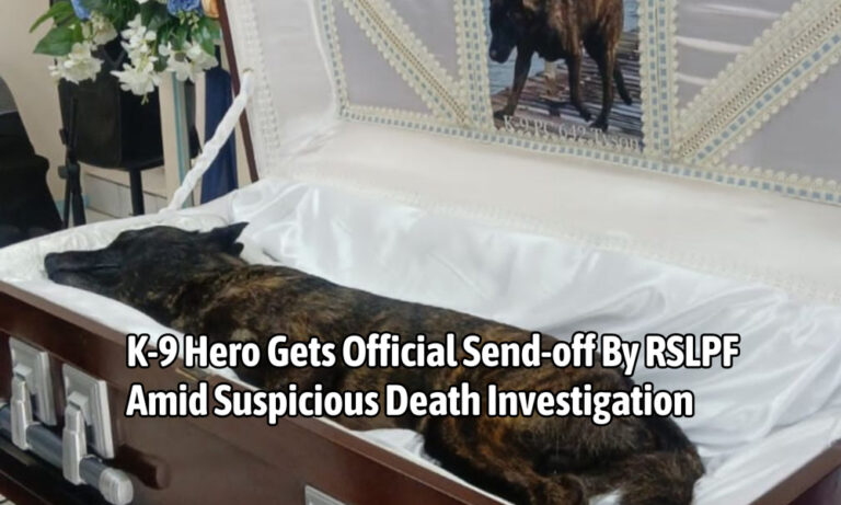 K-9 Hero Tyson Gets Official Send-off By RSLPF Amid Suspicious Death Investigation