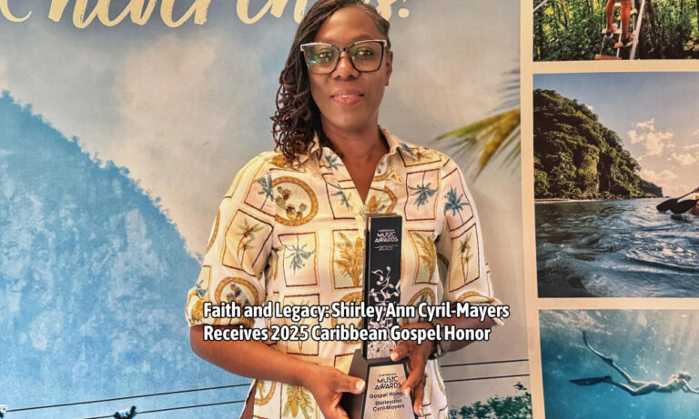 Gospel Icon Shirley Ann Cyril-Mayers Honored with 2025 Caribbean Music Awards Gospel Honor