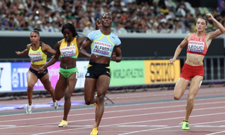 Julien Alfred Hands Saint Lucia First Ever World Championship Medal