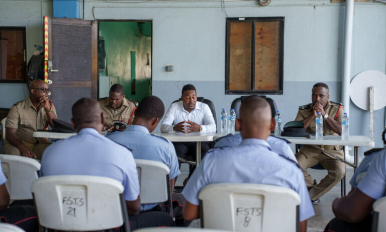 Home Affairs Minister Engages Security and Special Needs Sectors in Vieux Fort