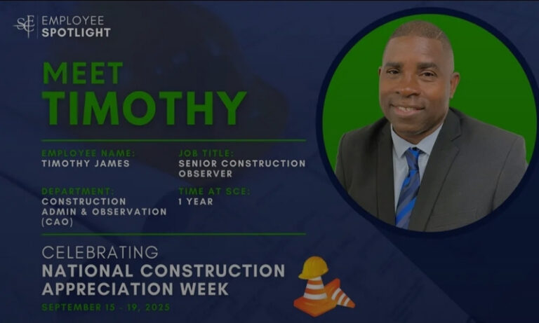 Saint Lucian Honored for Excellence in Construction Oversight By US Company