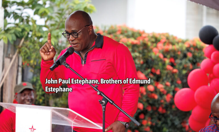 Ex-UWP Minister Edmund Estephane Breaks Silence, Endorses Brother’s Political Bid