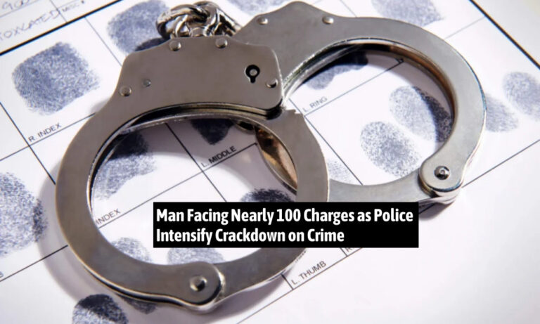 Man Facing Nearly 100 Charges as Police Intensify Crackdown on Crime