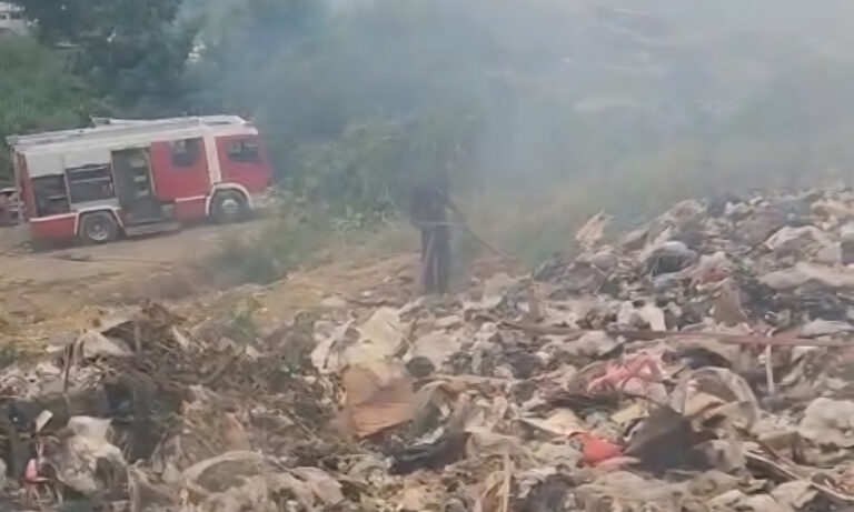 Deglo Landfill Fire Burns Into Second Day Despite Firefighting Efforts