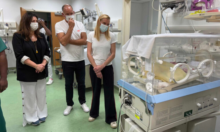UK Athletes Visit Special Care Baby Unit Ahead of Historic Island Challenge