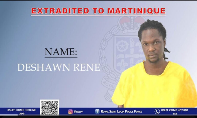 Saint Lucian Extradited to Martinique to Face Multiple Criminal Charges