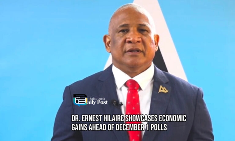 Hilaire Showcases Economic Gains Ahead of December 1 Polls