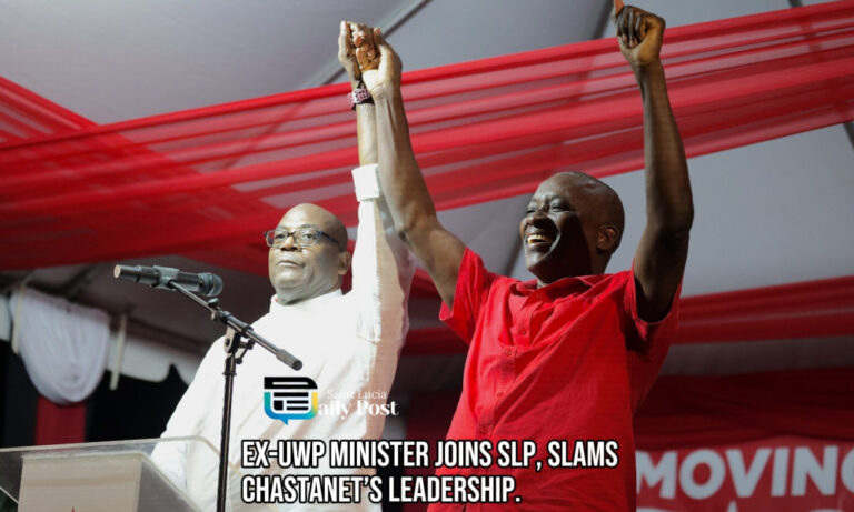 Ex-UWP Minister Joins SLP, Slams Chastanet’s Leadership