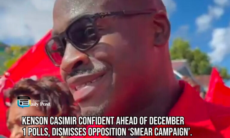 Kenson Casimir Confident Ahead of December 1 Polls, Dismisses Opposition ‘Smear Campaign’