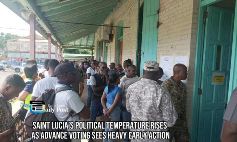 Saint Lucia’s Political Temperature Rises as Advance Voting Sees Heavy Early Action