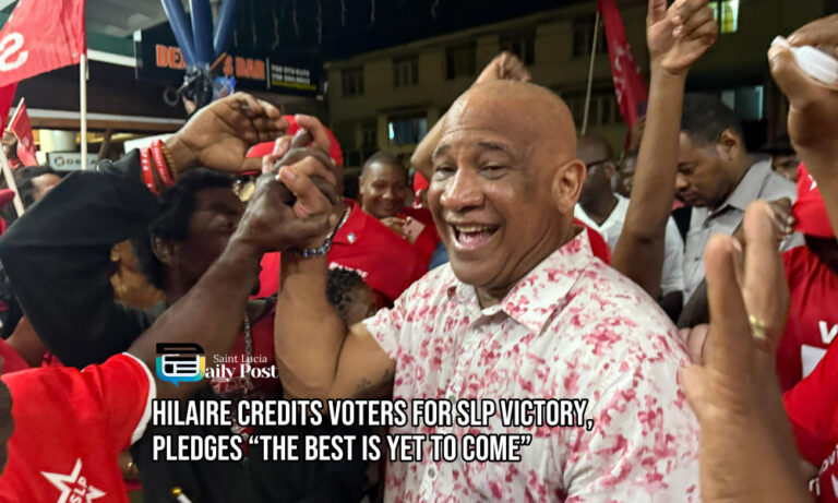 Hilaire Credits Voters for SLP Victory, Pledges “The Best Is Yet to Come”