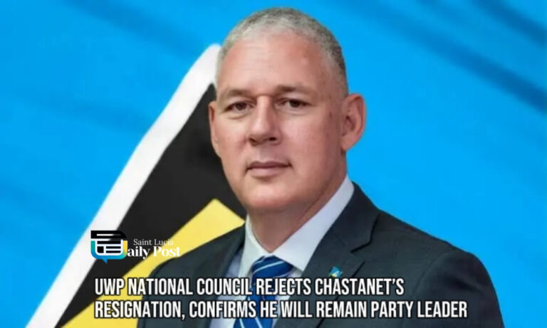 UWP National Council Rejects Chastanet’s Resignation, Confirms He Will Remain Party Leader