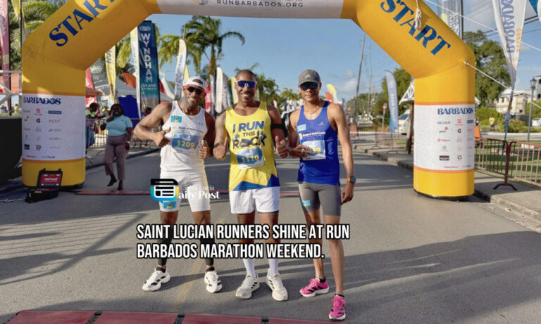 Saint Lucian Runners Shine at Run Barbados Marathon Weekend