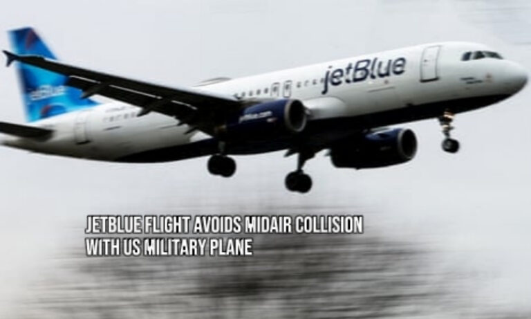 JetBlue Flight Avoids Midair Collision with US Military Plane