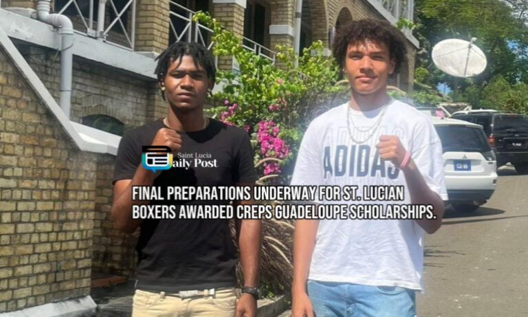 Final Preparations Underway for St. Lucian Boxers Awarded CREPS Guadeloupe Scholarships