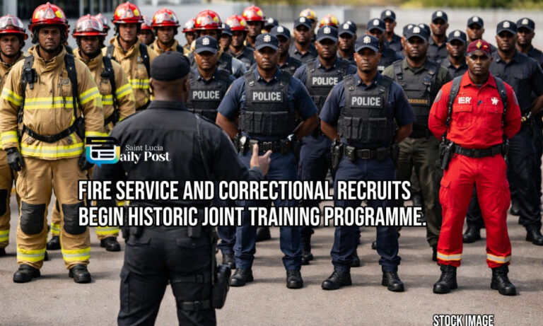 Fire Service and Correctional Recruits Begin Historic Joint Training Programme